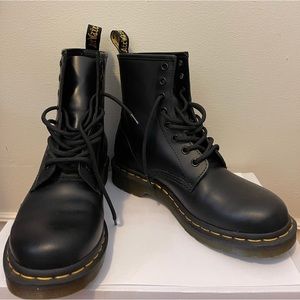 Doc Martens Smooth Leather Lace Up Boots